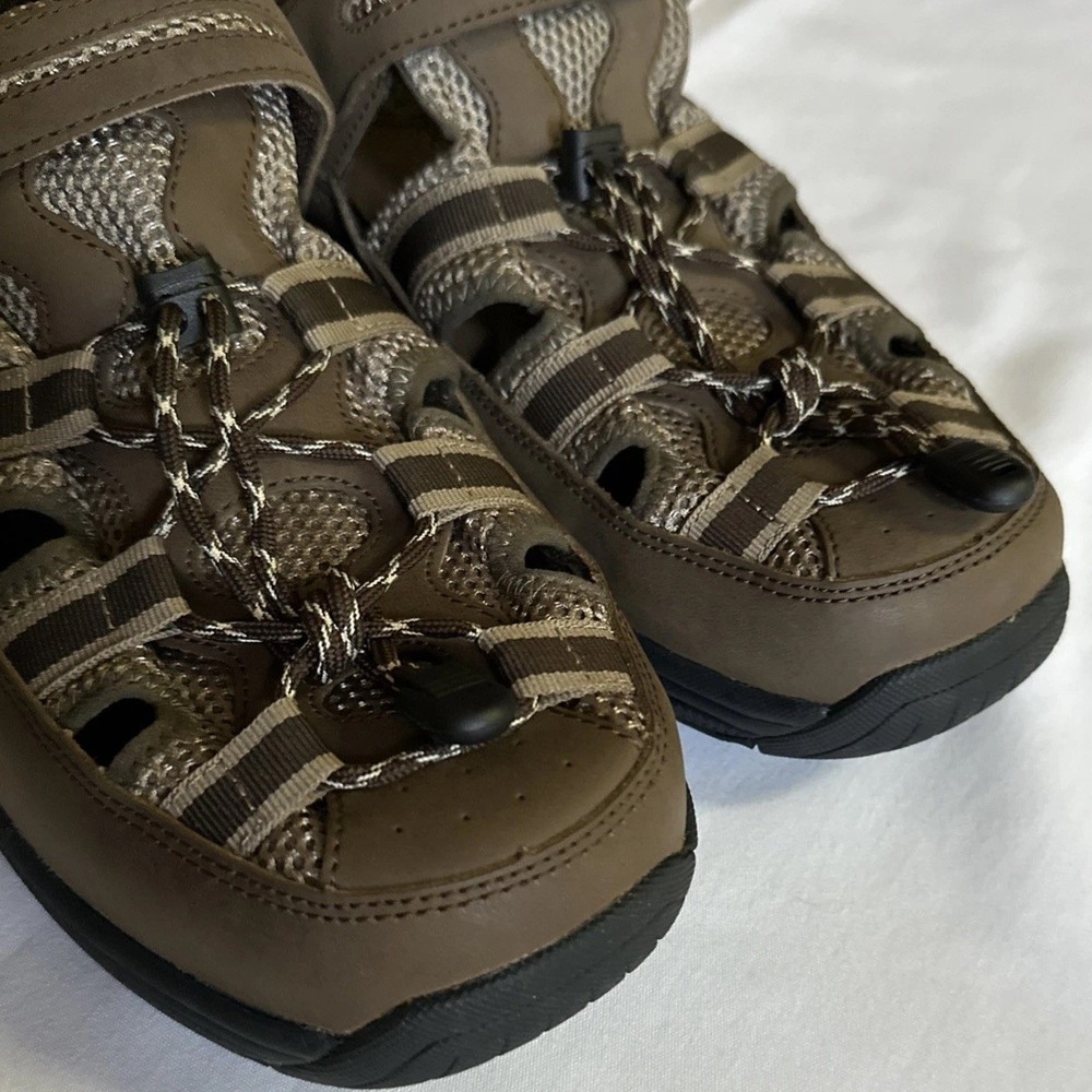 Orthofeet Sandal Clearwater Two-way Strap Mens 12 Wide 2E Brown Leather‎ Comfort - Picture 10 of 10